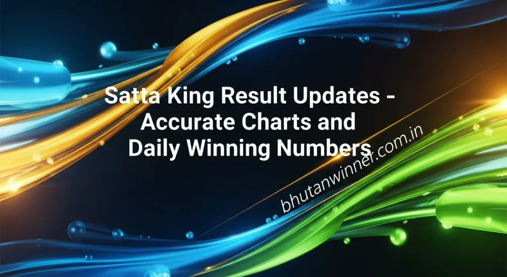 Satta King Result Updates – Accurate Charts and Daily Winning Numbers